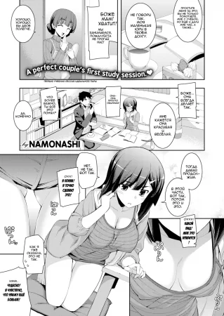 Первая учебная сессия идеальной пары. (A perfect couple's first study session.)