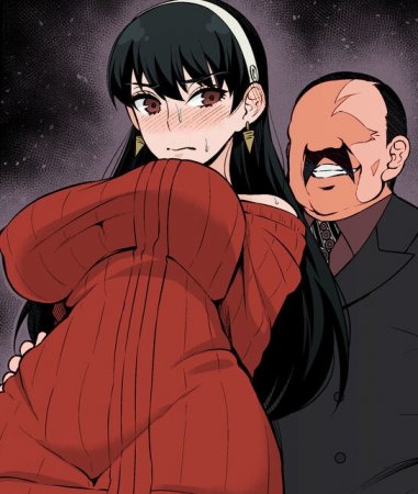 Yor and Housemaster Murdoch [Colorized] (Йор и управляющий Мёрдок)